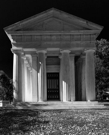 Cypress Lawn Cemetery - Greek style mausoleum II