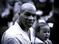 Mike Tyson with daughter  (IBHOF, Canastota, NY)