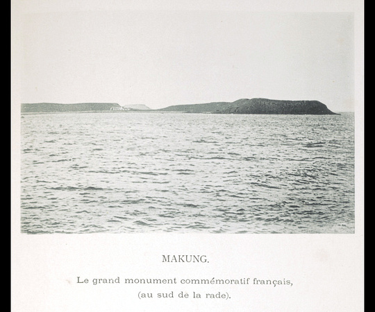 Makung [Magong] - The great French memorial (south of the anchorage)