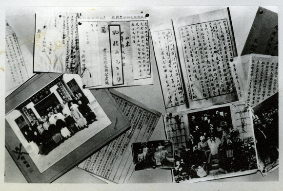Photographs showing Jiang Kaishek together with Japanese Imperialists