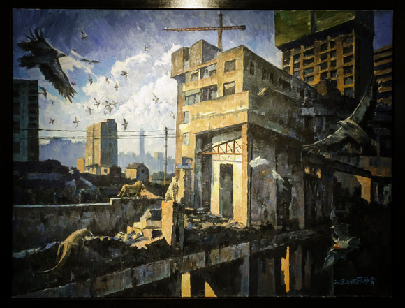Unknown artist (seen in Shanghai Moganshan art district, May 2014)