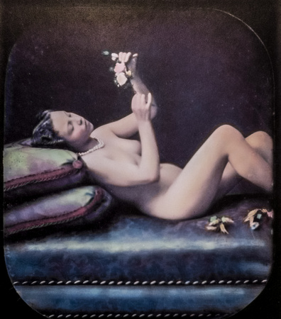 Early colorized Chinese nude from the Bay Area