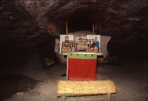 Inside the cave I
