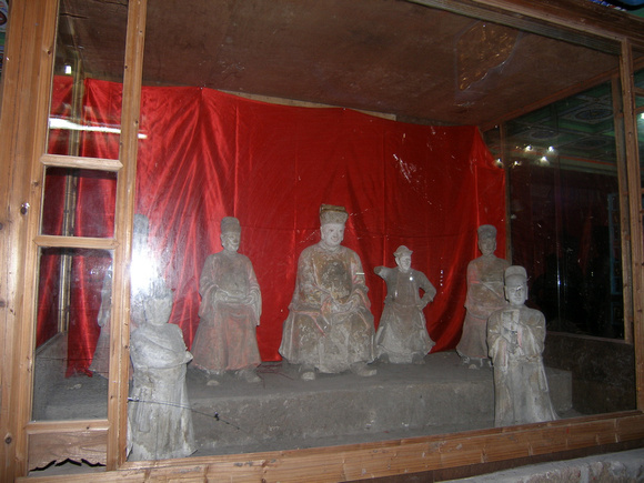 Zheng He as canonized deity (with attendants)