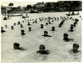 Joint swimming exercise by workers, peasants and soldiers in Nanning (Guangxi province)