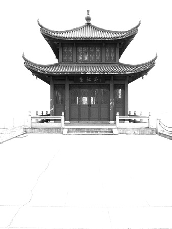Graceful Chinese architecture (Hangzhou)
