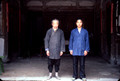 Two generations of Daoists; the middle age generation is missing