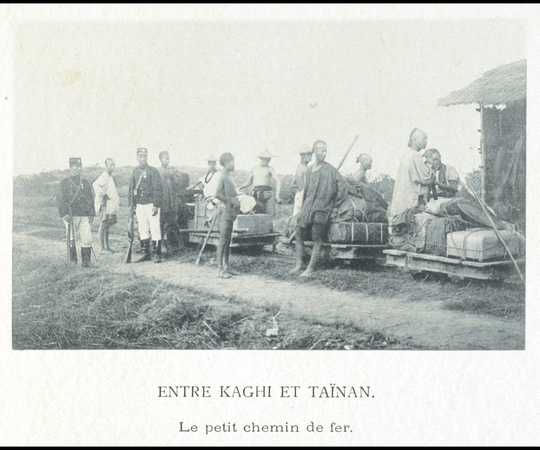Between Kaghi [Jiayi] and Tainan - The narrow-gauge railway line