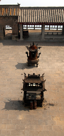 Incense burner in the main courtyard