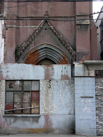 Shanghai Union Church, original entrance, closed as of 2008