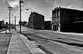 Disaggregated spaces - looking south on Chenango Street towards Lewis Street