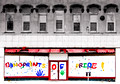 "Handprints of Pride", sort of. The building is empty (Water Street)