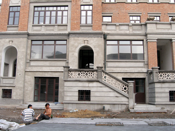 Residential housing, newly restored, still empty (summer 2006) II