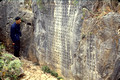 Longer inscription near the entrance to the Grotto