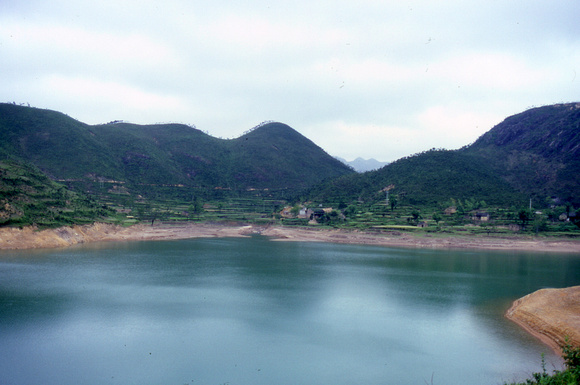 The reservoir lake, flooded 1958 I