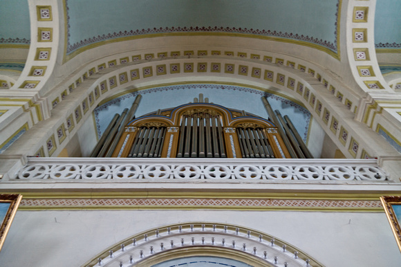 Tianjin St. Joseph's Cathedral 老西開堂- Interior, the pipe organ